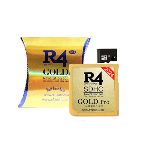 R4 SDHC Gold pro + USB Adapter KIT with 8 GB Micro SD Will Work ON DS DSI 2DS 3DS