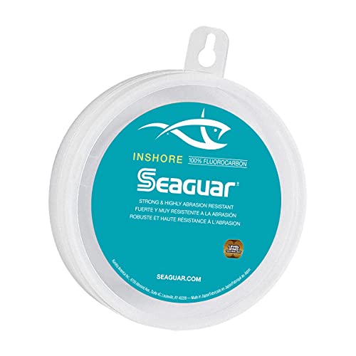 Seaguar/Kureha America in Shore 100% Fluorocarbon Leader 100yd 20lb, Clear
