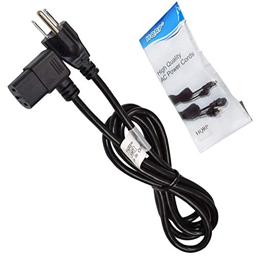 HQRP AC Power Cord Compatible with LG 47LD450 47LD520 47LD650 47LF11 47LG50 47LG50DC Mains Cable