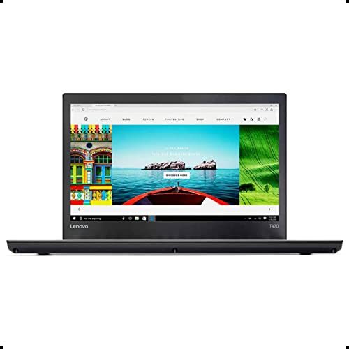 Lenovo Thinkpad T470 W10Dg Notebooks 14' Intel Core i5 2.40 GHz 32 GB 256 GB SSD Windows 10 Pro (Renewed)