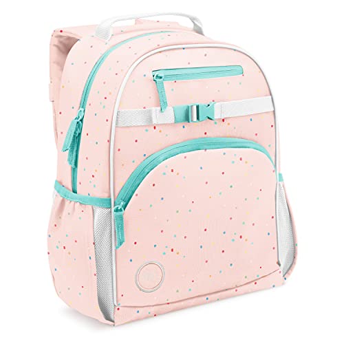 Simple Modern Toddler Backpack for School Girls and Boys | Kindergarten Elementary Kids Backpack | Fletcher Collection | Kids - Medium (15' tall) | Rainbow Speckles