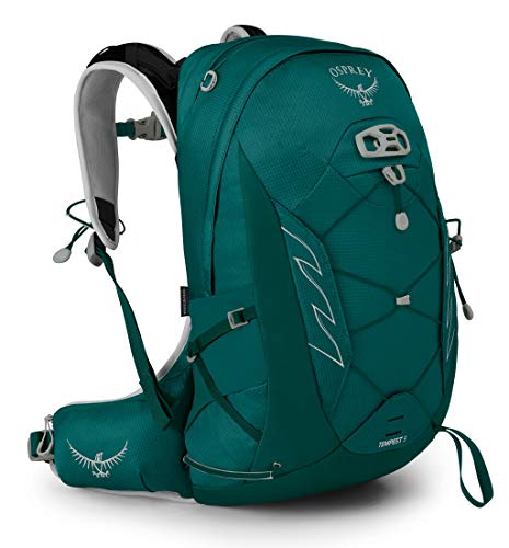 Osprey Tempest 9L Women's Hiking Backpack with Hipbelt, Jasper Green, WM/L