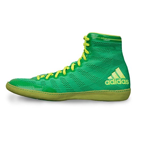 adidas Adizero Varner Wrestling Shoes - Flash Lime/Solar Yellow - 11.5