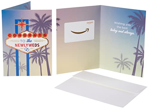 Amazon.com Gift Card for any amount in a Newlyweds Premium Greeting Card