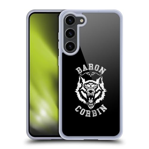 Head Case Designs Officially Licensed WWE Lone Wolf 2 Baron Corbin Soft Gel Case Compatible with Samsung Galaxy S23+ 5G and Compatible with MagSafe Accessories