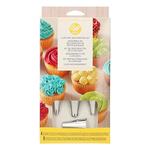 Wilton Cupcake Decorating Icing Tips, 12-Piece Set