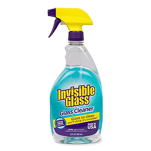 Invisible Glass 92194 32-Ounce Cleaner and Window Spray for Home and Auto for a Streak-Free Shine Film-Free Glass Cleaner and Safe for Tinted and Non-Tinted Windows and Windshield Film Remover