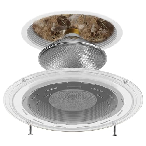 Outdoor Recessed Light Cover - Protects from Intrusion Replacement Kit for Outdoor Ceiling Canned Lighting Fixtures
