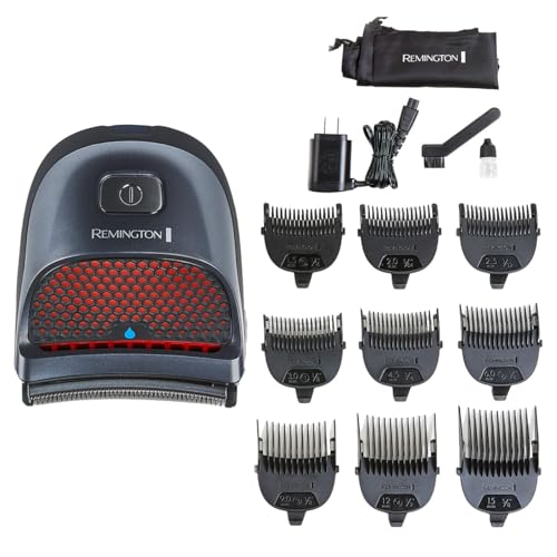 Remington Shortcut Pro Self-Haircut Kit, Waterproof Cordless Electric Razor for Head, Beard and Body with Curved Blade and 5-minute Quick Charge