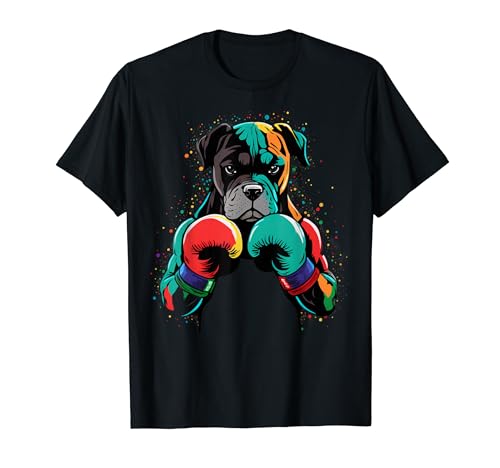 Funny Kickboxing or Boxing Boxer Dog T-Shirt