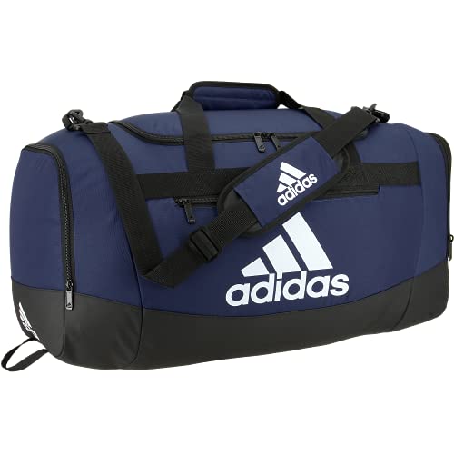 adidas Unisex Adult Defender 4 Medium Duffel Bag, Team Navy Blue, One Size