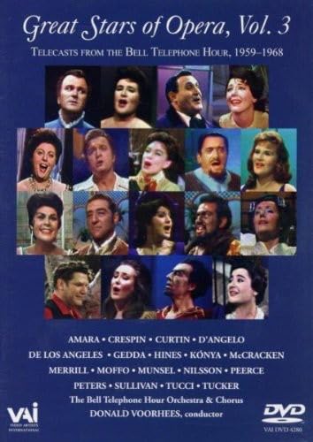 Great Stars of the Opera, Vol 3: Telecasts From the Bell Telephone Hour, 1959-1968