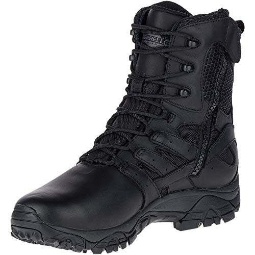 Merrell Mens Moab 2 8' Tactical Waterproof Military Boot, Black, 10