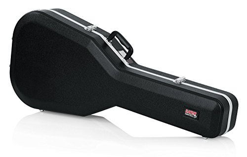 Gator Cases Deluxe ABS Molded Guitar Case for Acoustic Guitars; Fits Yamaha APX Style Acoustic Guitars (GC-APX),Black