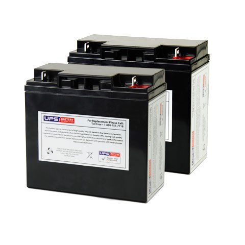 (2) 12V 22Ah NB - Schumacher PSJ-3612 Jump Starter Replacement Battery Set by UPSBatteryCenter