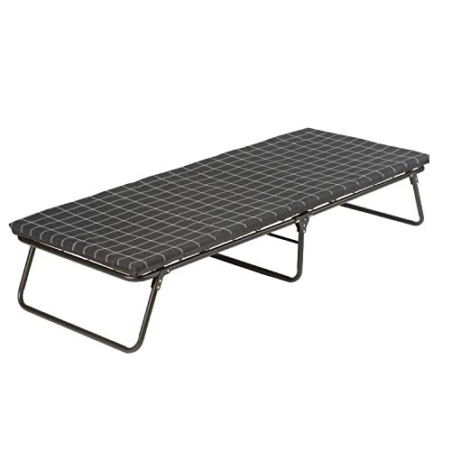 Coleman ComfortSmart Camping Cot with Sleeping Pad, Folding Steel Cot with Thick Mattress Pad for Comfortable Sleeping, Deluxe Size Available for Big & Tall Adults
