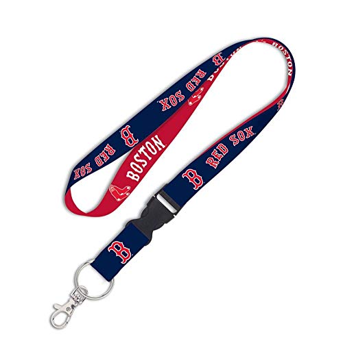 Wincraft MLB Boston Red Sox 37343011 Lanyard with Detachable Buckle, 3/4'