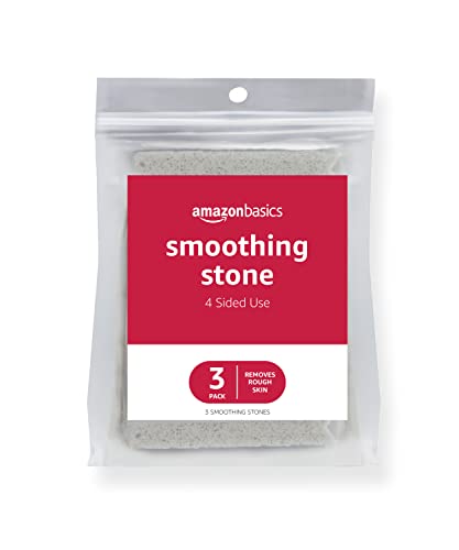 Amazon Basics Smoothing Stone 3-Pack, Grey