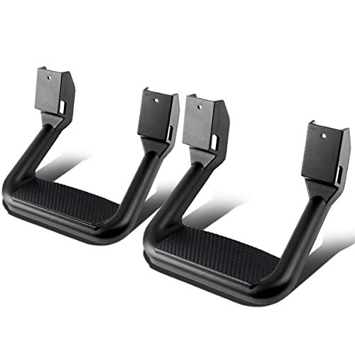 Auto Dynasty Universal Side Step for Pickups & Trucks, Aluminum, Black Coated, Set of 2