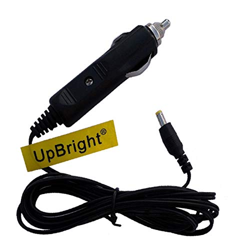 UpBright 9V-12V Car DC Adapter Compatible with Coby CA-703 DVD Player TF-DVD5000 TF-DVD530 TF-DVD450 TF-DVD500 TF-DVD7379 V.ZON TF-DVD7052 TF-DVD7011 TF-DVD 8000 8107 7380 7387 Auto Power Cord Charger