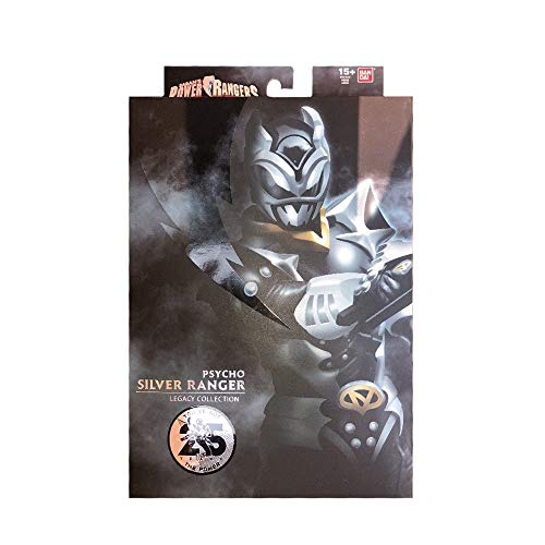 Power Rangers in Space Psycho Silver Ranger Legacy Collection 6-Inch Action Figure - Entertainment Earth Exclusive