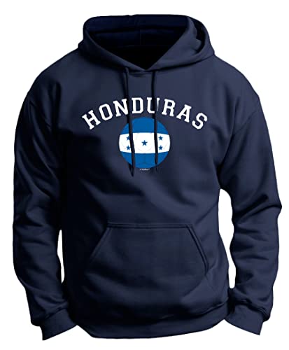 Futbol Gifts Honduras Pride Football Soccer Flag Ball Premium Hoodie Sweatshirt Medium Navy