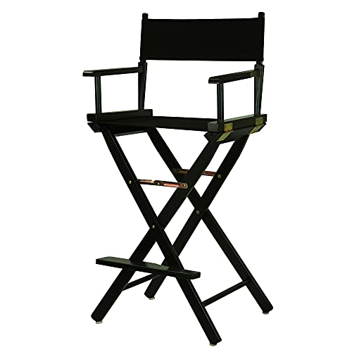 Casual Home Frame/Black Canvas 30' Bar Height Directors-Chairs