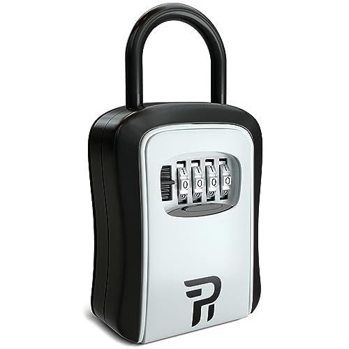 Key Lock Box for Outside - Realtor Lockbox for House Keys Outdoor - Combination Key Hiders to Hide a Key Safe Storage