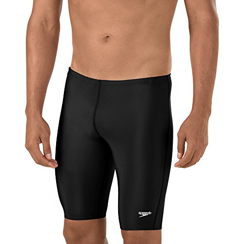 Speedo Men's Swimsuit Jammer ProLT Solid, Speedo Black, 36