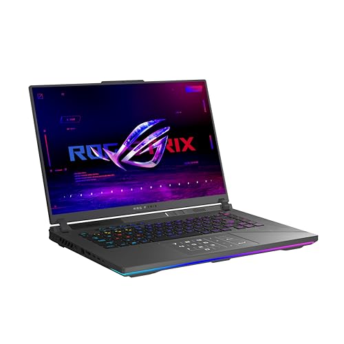 ASUS ROG Strix G16 (2024) Gaming Laptop, 16” 16:10 QHD 240Hz, GeForce RTX 4070, Intel Core i9-14900HX, 32GB DDR5, 1TB PCIe SSD, Wi-Fi 6E, Windows 11 Pro, G614JIR-XS96
