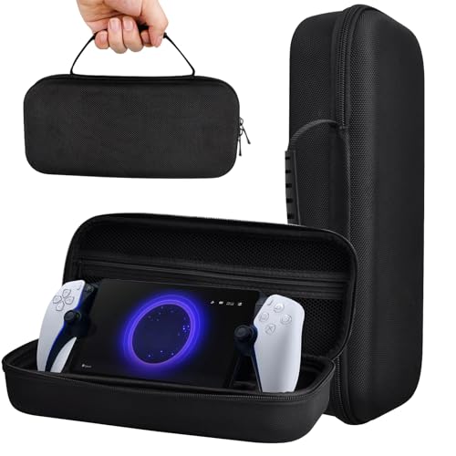 Hard Carrying Case for Playstation Portal Remote Player, PS Portal Case with Built-in Stand Design, Shockproof and Waterproof Protective Travel Bag Fits PlayStation 5 portal, PS Portal Accessories