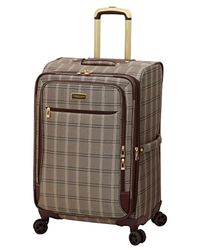 London Fog Brentwood II Expandable Spinner, Cappuccino, 25-Inch