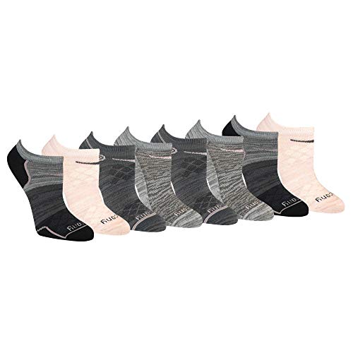 Saucony Women's Performance Super Lite No-Show Athletic Socks, M, Pink Assorted (8 Pairs), Medium
