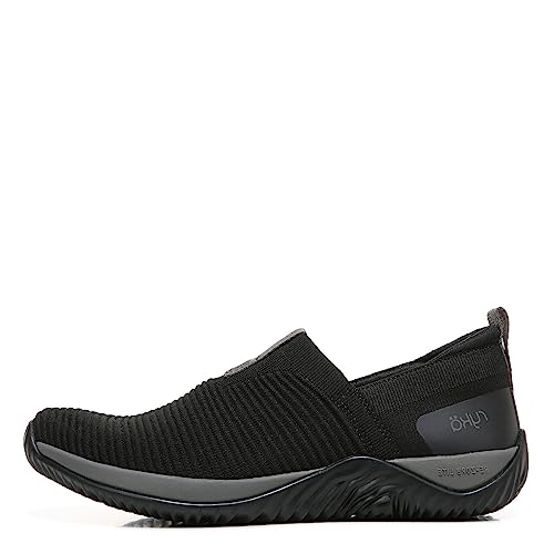 Ryka Womens Echo Knit Sneaker, Black, 9.5 US