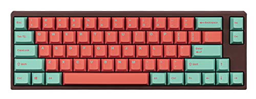 Leopold x MK FC660M Vapor 65% Double Shot PBT Mechanical Keyboard (Cherry MX Silent Red)