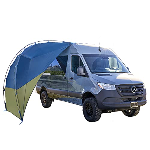 Kelty Sideroads Awning Shelter for Car Camping, Tailgating, and Summer Beach Trips, Protection from Elements and UV, Universal Mount, Sturdy Steel Frame, Easy Setup