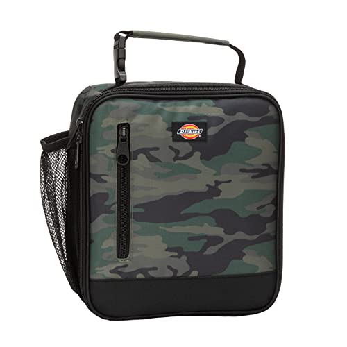 Dickies Basic Insulated Lunch Bag for Work, Thermal Reusable Office Lunch Box for Men, Women (Camo)