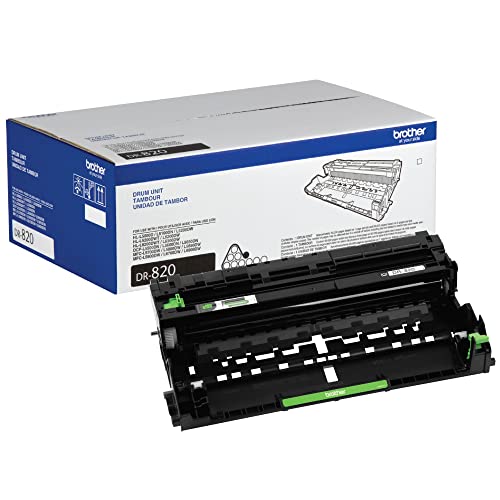 Brother DR-820 Genuine-Drum Unit, Seamless Integration, Yields Up to 30,000 Pages, Black