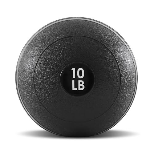 ProsourceFit Slam Medicine Balls 5, 10, 15, 20, 25, 30, 50lbs Smooth and Tread Textured Grip Dead Weight Balls for Strength and Conditioning Exercises, Cardio and Core Workouts