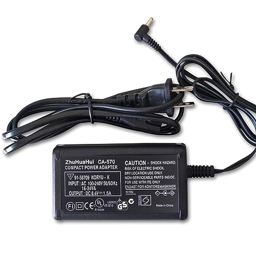 CA-570 AC Adapter Charger Compatible with Canon VIXIA HV/HF/HG Series: VIXIA HV10 VIXIA HV20 VIXIA HV30 VIXIA HF M32 VIXIA HF10 VIXIA HF11 VIXIA HF200 VIXIA HF20 VIXIA HF S10 VIXIA HF S100