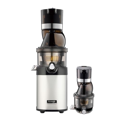 Kuvings CS600 Whole Slow Juicer with BPA-Free Components, 24 Hour Operation, Easy to Clean, Heavy Duty, Commercial Grade, Stainless Steel