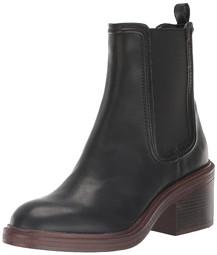 Steve Madden Women's Curtsy Chelsea Boot, Black, 8