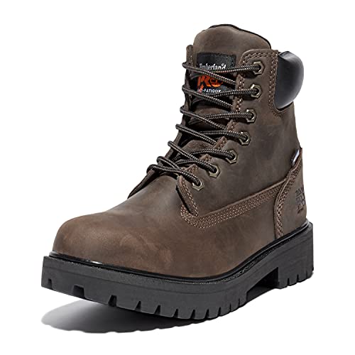 Timberland PRO Men's Direct Attach Six-Inch Soft-Toe Boot, Brown Oiled Full-Grain,12 M