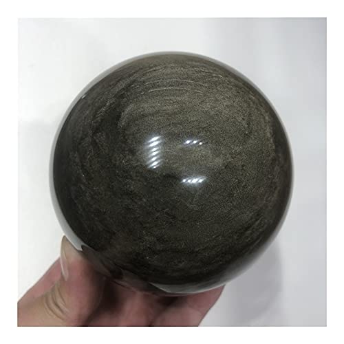 Home Collections Home Decor Natural Crystals Quartz Golden Obsidian Sphere Ball Stone Room Home Office Aquarium Decoration Accessories Gemstone Soothing Crystal Household (Size : 11-11 ( Size : 9-9.5c