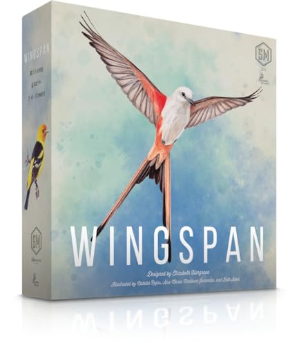 Wingspan (Base Game) | A Relaxing, Award-Winning Strategy Board Game About Birds from Stonemaier for Adults and Family | 1-5 Players, 70 Mins, Ages 14+