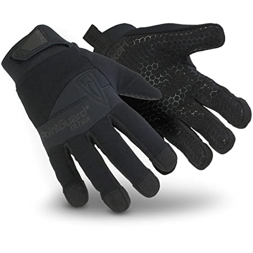 HexArmor Needlestick And Cut Resistant Silicone Patterned Palm Work Gloves | PointGuard Ultra Series 4045 | Large