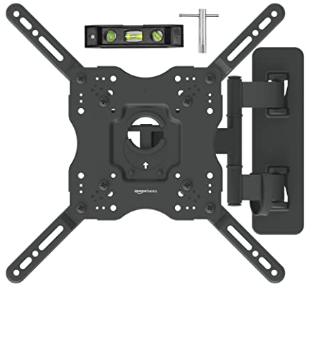 AmazonBasics Articulating TV Wall Mount for most 22-inch to 55-inch TVs