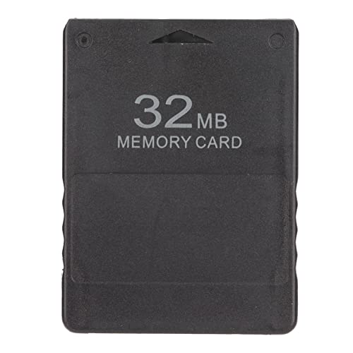 PS2 FMCB Memory Card Free McBoot V1.966 High Speed 32MB Game Memory Card forSONY Playstation2, Plug and Play Drive Free Game Console External Data Card (Black)