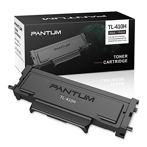 Pantum TL-410H Black Toner with 3000 Page Yield Compatible with P3012DW, P3302DN, P3302DW, M6802FDW, M7102DW, M7102DN, M7202FDW P3010DW, P3300DN, P3300DW, M6800FDW, M7100DW, M7100DN, M7200FDW Series