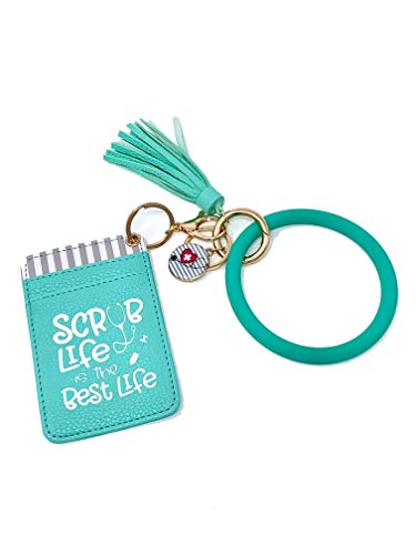 Gifts for Nurses- Cute Nurse Keychain Bracelet Wallet Wristlet - Great Gift for RN, Medical Student, Nursing Students, LPN, Female Nurse Practitioner, Nurse Appreciation Week, Future Graduate